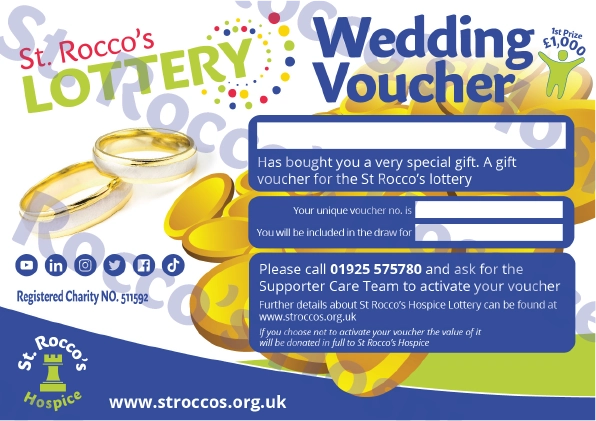 Lottery Wedding gift voucher