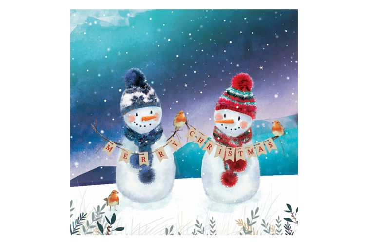 Snowman Couple
