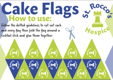Cake flags image